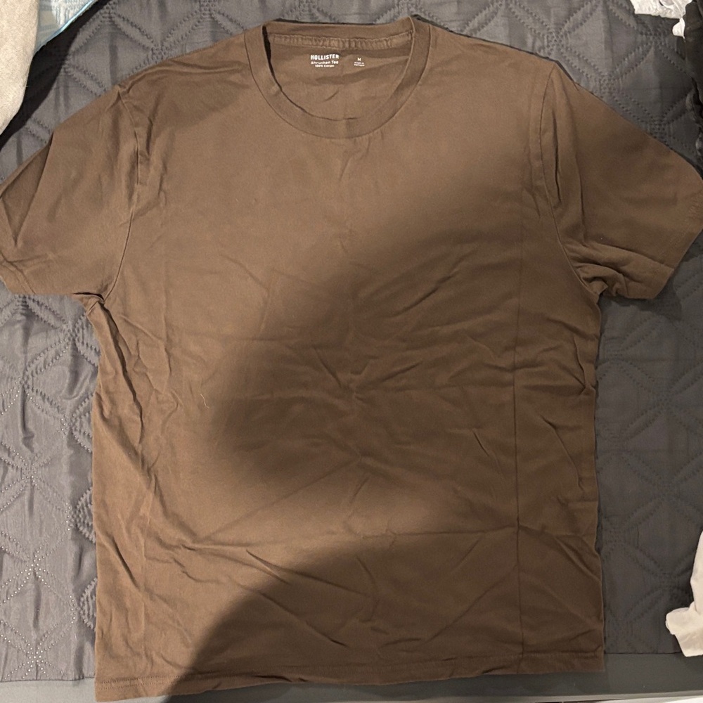 Hollister Men's Classic Brown Tee